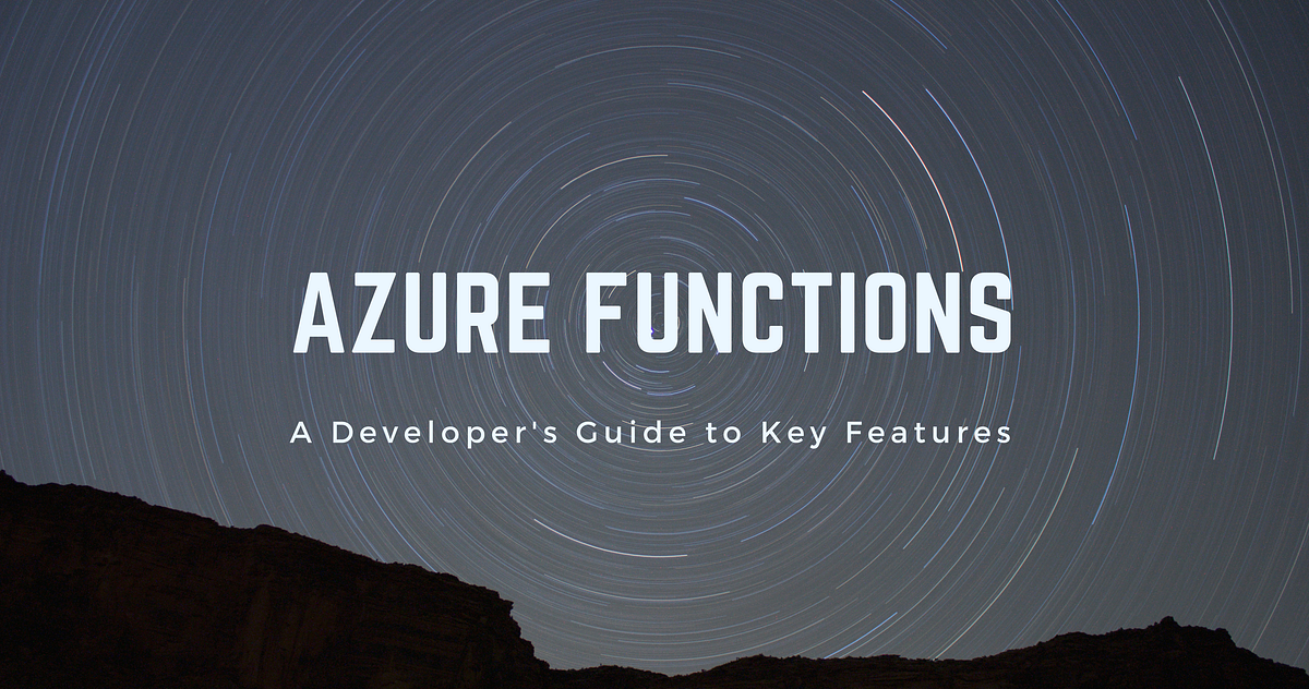 How to get started with Azure Functions | by Dean Bryen | A Cloud Guru ...