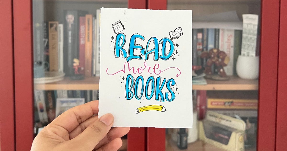 Why I read book and you should too.