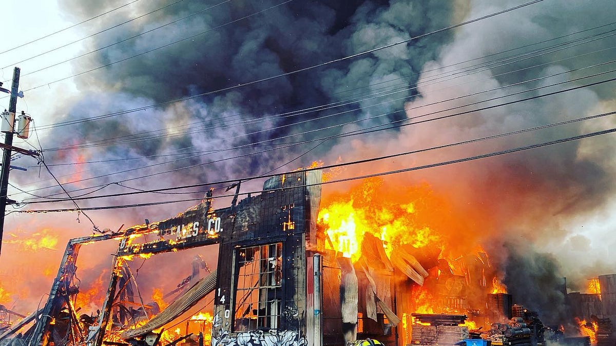 First a Pandemic, Then a Massive Fire — These Chefs Can’t Catch a Break