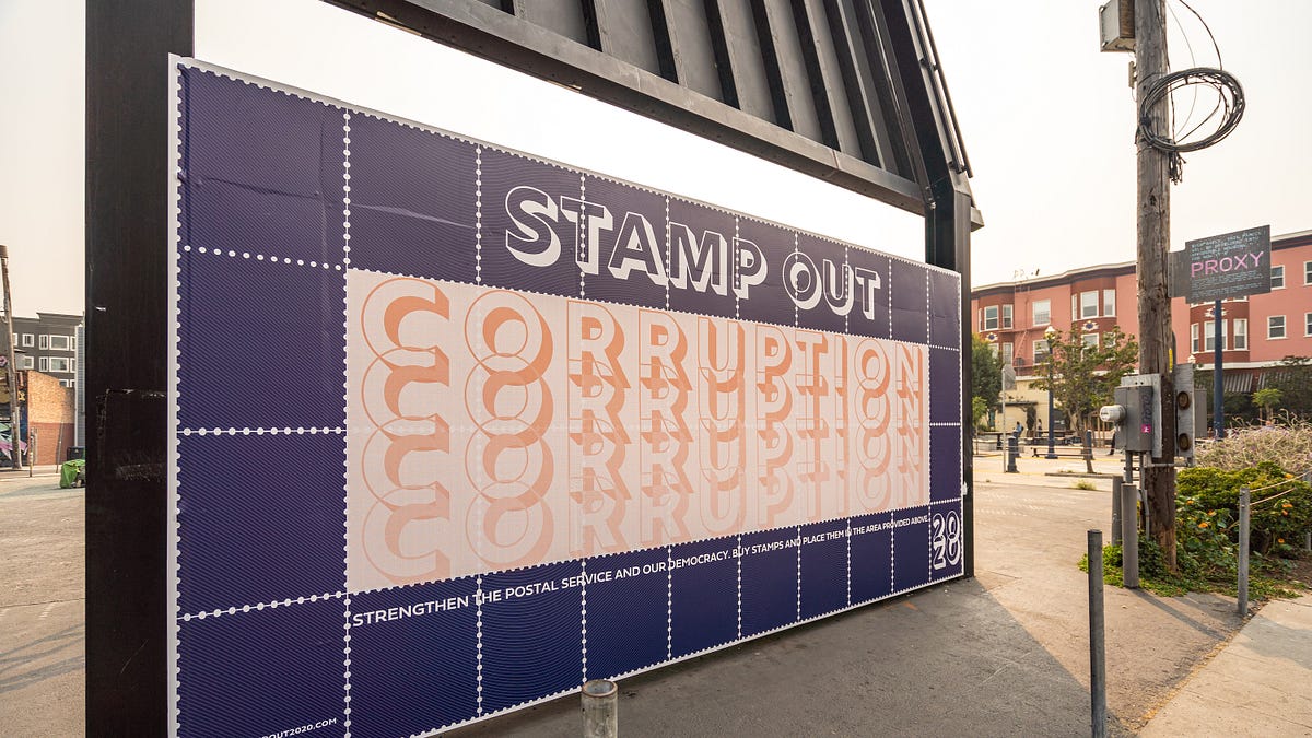 New Hayes Valley Mural Asks San Franciscans to ‘Stamp Out’ Corruption—and Help Save the USPS