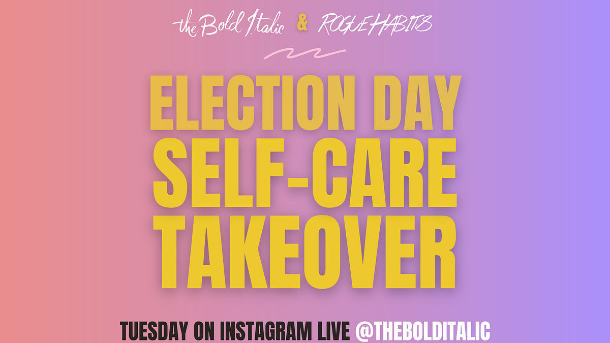 Image of: Survive the Chaos: Join Our Election Day Self-Care Takeover on Instagram