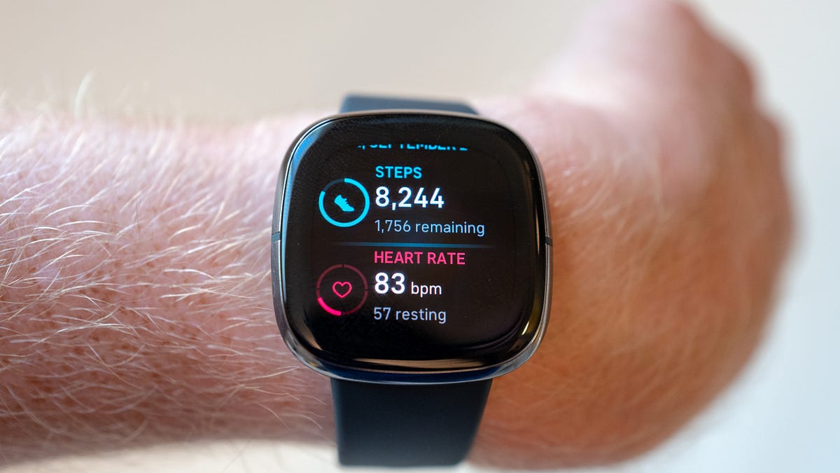 Fitbit watch with outlet heart monitor