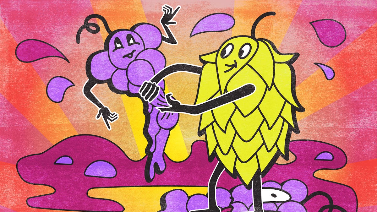 Image of: The Newest Beer Trend Is Putting Wine Grapes in Beer