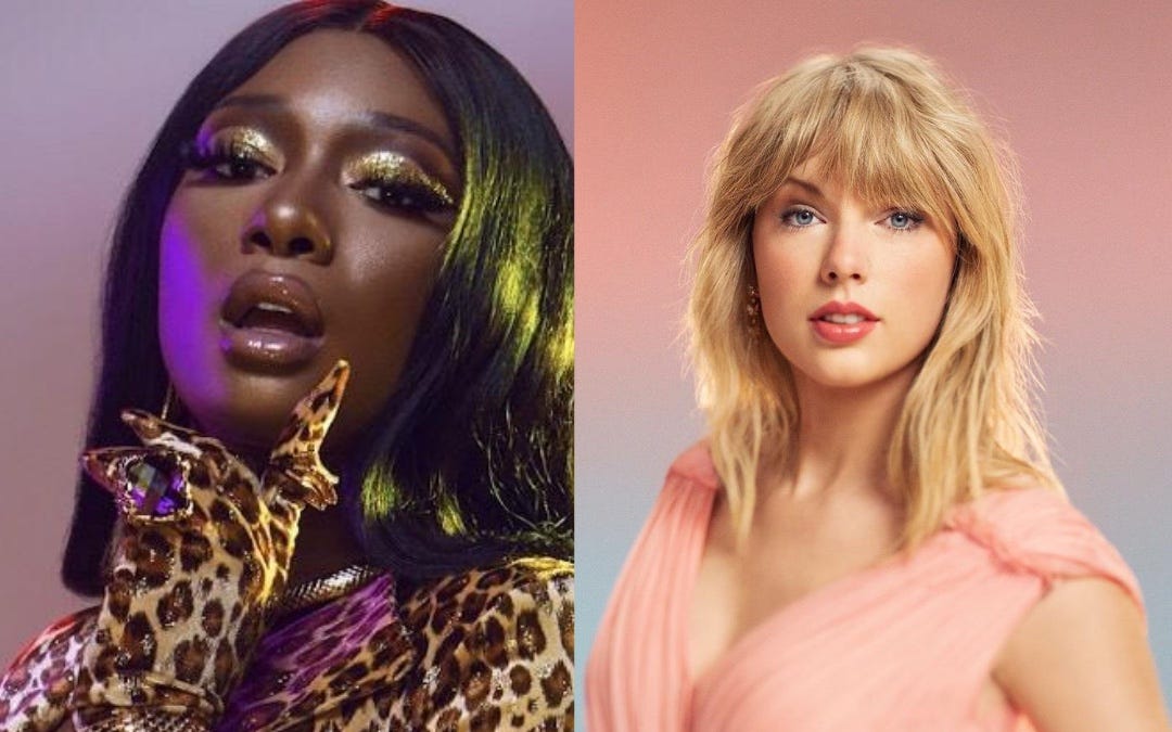 Giselle Taylor Porn Star - The Difference Between Megan Thee Stallion & Taylor Swift | by Magda  Erockfor Ayuk | Fearless She Wrote | Medium