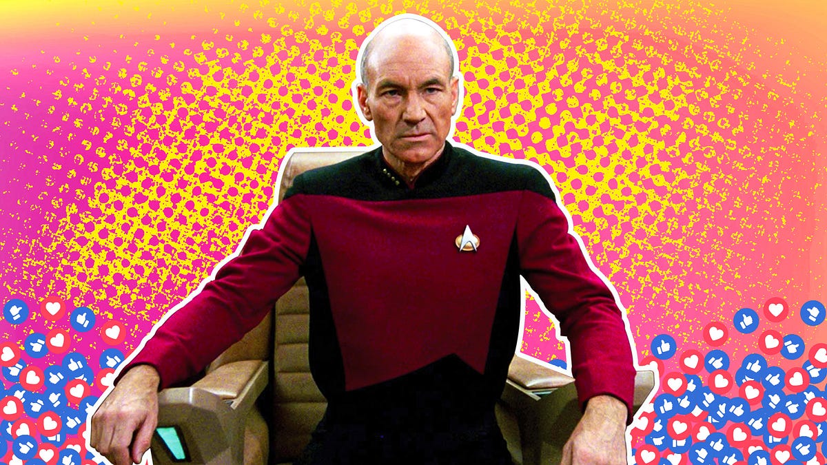 The Strength of Jean-Luc Picard. The iconic 'Star Trek' captain is my