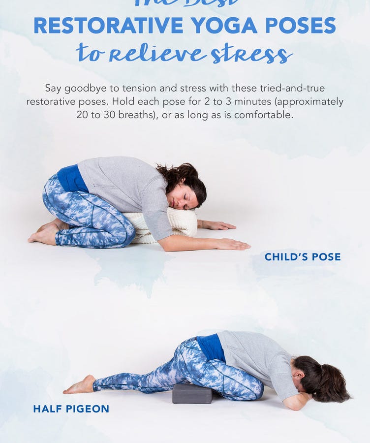 The Best Restorative Yoga Poses to Relieve Stress