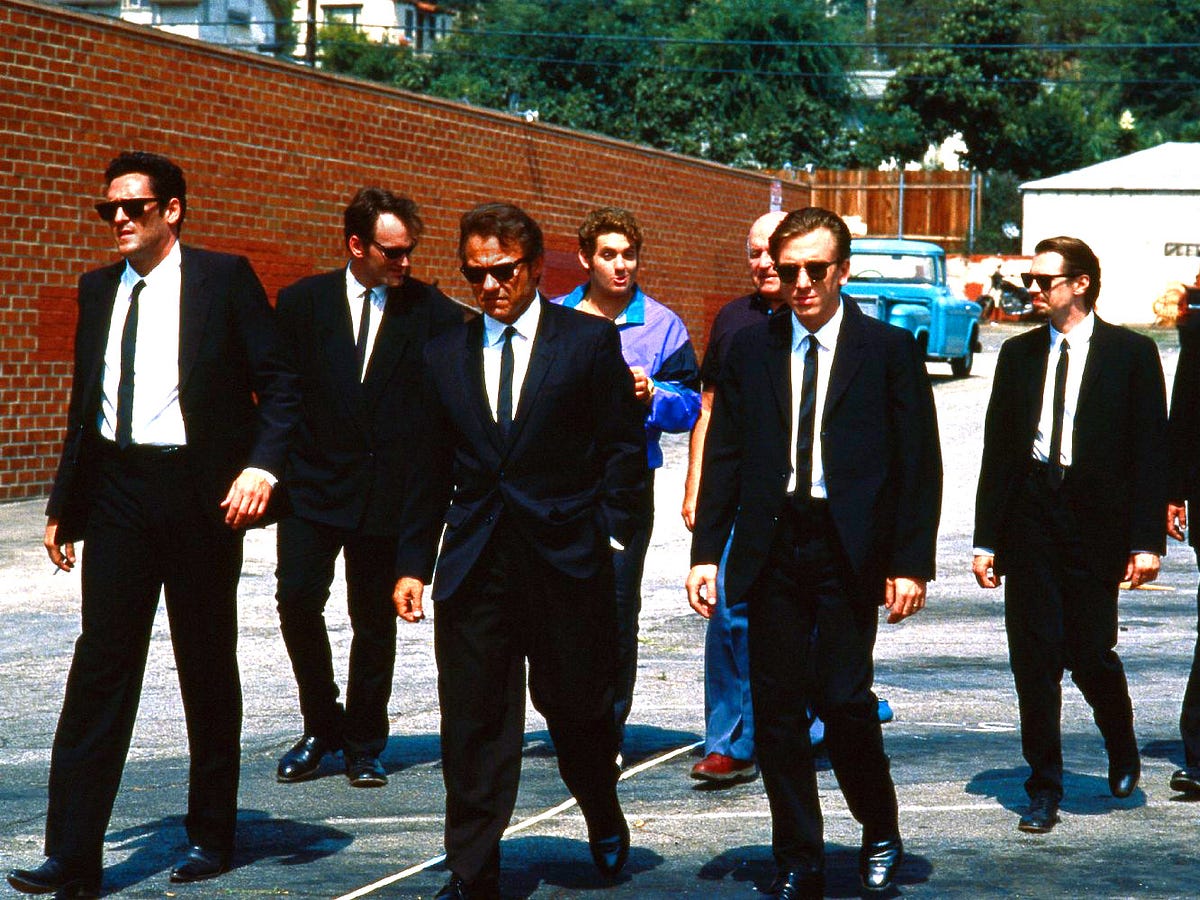 The Effortless Cool of 'Reservoir Dogs' Iconic Black Suits | by Sean  Redlitz | Medium
