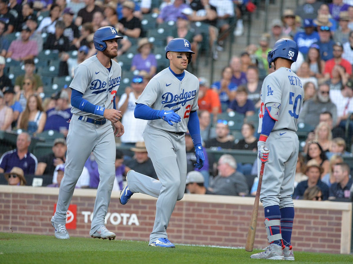 Trayce Thompson waits, then lifts the Dodgers with three homers, by Cary  Osborne