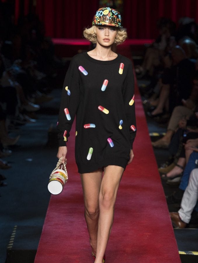 They're Banning Moschino's New Prescription Pill Themed Collection