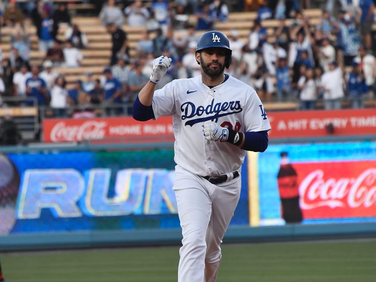 J.D. Martinez hits THREE home runs! Now has 12 extra-base hits in