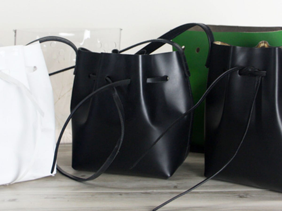 Minimalist Leather Paper Bags : Celine Paper Bag