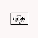 My Simple, Tiny Life