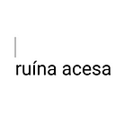 ruína acesa