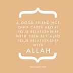 A Muslim Friend