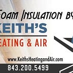 Spray Foam Insulation by Keith's Heating and Air