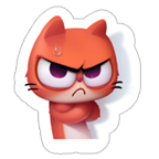 Angry Red Cat