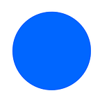 Bright Blue Dot