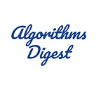 Algorithms Digest