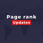 Page Rank Updates