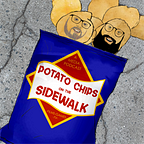 Potato Chips on the Sidewalk