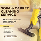 Sofa Carpet Cleaner Lahore