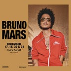 Bruno Mars Dolby Live at Park MGM Full Stream