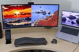 How to Optimize Your Workspace with an Ultrawide Monitor and Multi-System keyboard and Mouse