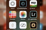 What Apps are on my iPhone (Photography).