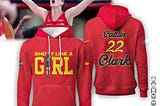 Caitlin Clark All Star Game 2024 Short Like A Girl Hoodie