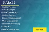 I will work on your kajabi website according to your needs for $50 on fiverr.com