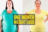 Weight Loss For Month