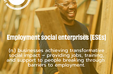 What is an Employment Social Enterprise?