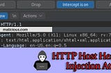 HTTP Host Header Injection Attack