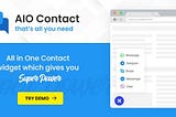 AIO Contact — All in One Contact Widget — Support Button