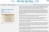 The Slave Traders’ Pilot Book | Robin’s Weir