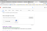 Submit URLs to Google index from the search results page