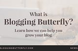 What is Blogging Butterfly?