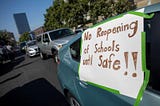 United States : Protest schools reopening amid covid-19 pandemic