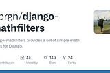 Django — 4 steps with Mathfilters