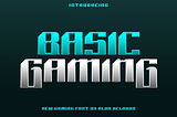 Basic Gaming Font