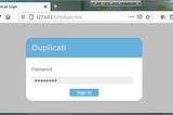 Duplicati: Bypassing Login Authentication With Server-passphrase
