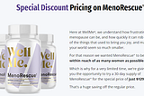 Finding Calm in the Menopause Storm: Discover MenoRescue’s Comforting Solution
