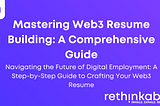 Mastering Web3 Resume Building: A Comprehensive Guide