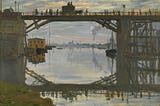 Le Pont De Bois (1872) by Claude Monet