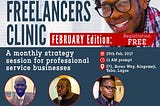 Asuqu.com brings to you Asuqu Freelancers Clinic.