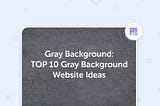 grey background website