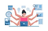 How can productivity apps help maintain work-life balance?
