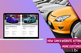 How can a website attract more customers to your car rental business?