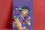 JoJo’s Bizarre Adventure — Thus Spoke Kishibe Rohan Wall Art