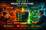 The Vue 3 Project Structure That Scales to 100 Components Without Becoming a Maze